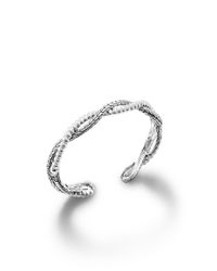 John Hardy | Metallic Classic Chain Twist Kick Cuff | Lyst