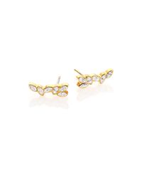 Vita Fede | Metallic Marquise Crystal Cluster Stud Earrings | Lyst