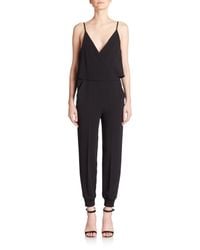 Theory | Black Odila Admiral Sleeveless Jumpsuit | Lyst