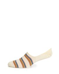 Paul Smith | Beige Block No-show Socks for Men | Lyst