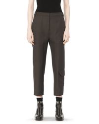 Alexander Wang | Green Twill Cargo Pant | Lyst