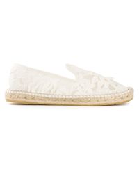 tory burch espadrille white