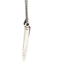 Miansai | Metallic Monster Silver Rem Bullet Necklace for Men | Lyst