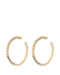 Eddie Borgo | Metallic Pavé Mini Cone Hoop Earrings | Lyst