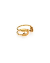Iam By Ileana Makri | Metallic 10K Yellow Gold Safety Pin Single Ear Cuff | Lyst