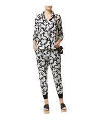 Stella McCartney Black Joey Horse Print Trousers