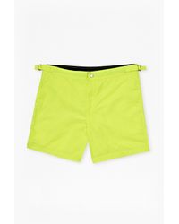 French Connection | Yellow Hugo Plain Swim Shorts for Men | Lyst