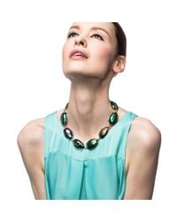 Lulu Frost - Blue Scarab Procession Necklace - Lyst