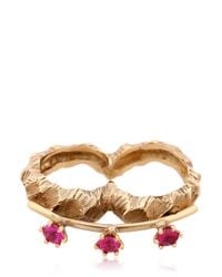 Voodoo Jewels | Metallic Desertica Lut Double Ring | Lyst