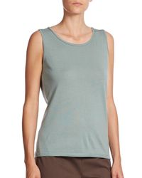 Lafayette 148 New York | Green Wool Tank Top | Lyst