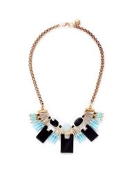 Scho | Multicolor Czech Crystal Plastron Necklace | Lyst