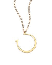 Jennifer Zeuner | Metallic Tara Horsehoe Pendant Necklace | Lyst