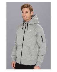 nike aw77 full zip hoodie with arm pocket