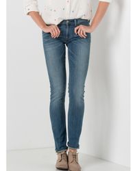 Lee Jeans Jade Skinny Tube Jeans in Blue | Lyst UK