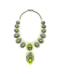 Shourouk | Yellow Mini Coddington Necklace | Lyst