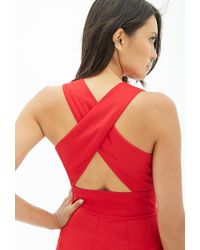 Red jumpsuit forever 21 Clearance