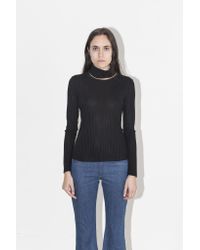 Sandy Liang - Black Stevie Top - Lyst