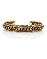 Miguel Ases | Metallic Hessonite Quartz Vermeil Mirror Bracelet | Lyst