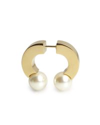 Chloé - Metallic Gold Pearl Darcey Single Earring - Lyst