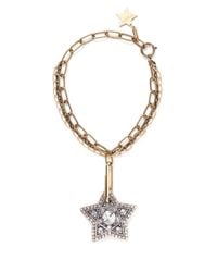 Lanvin | Metallic Crystal Star Pendant Multi Chain Necklace | Lyst