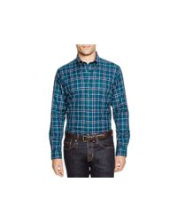 Brooks Brothers | Blue Twill Plaid Regular Fit Button Down Shirt for Men | Lyst