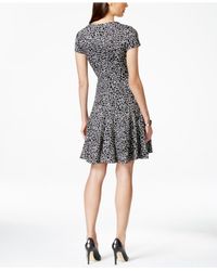calvin klein flare sleeve scuba dres calvin klein flare sleeve scuba dres