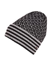 BOSS Orange Black 'kavan' | Virgin Wool Cotton Beanie for men