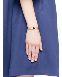Chloé | Black 'darcey' Swarovski Pearl Bangle | Lyst