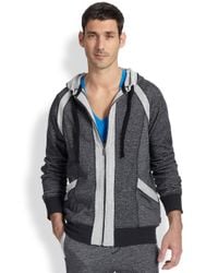 2xist | Black Terry Full-zip Hoodie for Men | Lyst