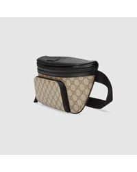 gucci men's gg supreme belt bag