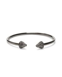 Club Monaco | Metallic Double Pavé Bracelet | Lyst