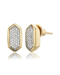 Monica Vinader | Metallic Baja Stud Earrings | Lyst