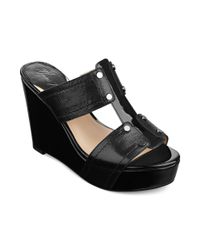 marc fisher black wedges