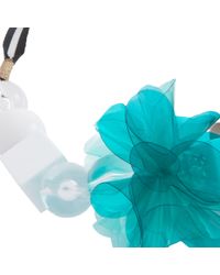 Trina Turk | Blue Pvc Flower Necklace | Lyst