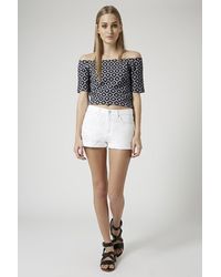 topshop moto rosa shorts