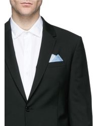 Alex Mill | Blue Paisley Print Cotton Pocket Square for Men | Lyst