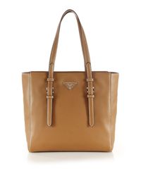 Prada | Brown City Sport Shopper | Lyst