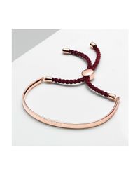 Monica Vinader | Pink Ziggy Mini Petal Pendant | Lyst