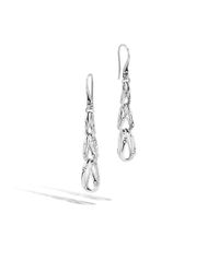 John Hardy | Metallic Bamboo Earrings | Lyst
