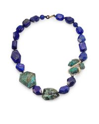 Alexis Bittar | Blue Elements Maldivian Lapis Chrysocolla Crystal Strand Necklace | Lyst