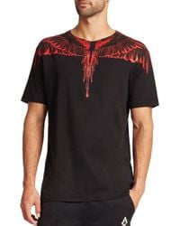 Marcelo Burlon | Black Rio Negro Cotton Tee for Men | Lyst