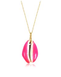 Aurelie Bidermann - Fluo Pink Merco Necklace - Lyst