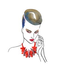 EK Thongprasert | Red Techophilaea Orange Necklace | Lyst
