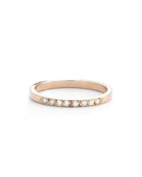 Blanca Monros Gomez | Metallic Diamond Flat Band | Lyst