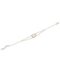 Anne Sisteron - Pink 14kt Rose Gold Opal Diamond Bracelet - Lyst