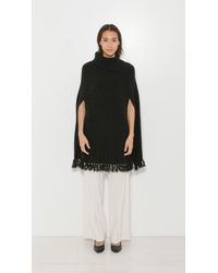 A.P.C. | Black Poncho 70 | Lyst