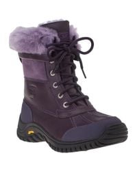 UGG | Purple Adirondack Ii Snow Boot Blackberry Wine Leather | Lyst