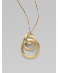 Marco Bicego | Metallic Jaipur Link 18k Yellow Gold Graduated Pendant Necklace | Lyst