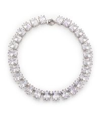 Eddie Borgo | Metallic Crystal Rectangle Estate Necklace | Lyst