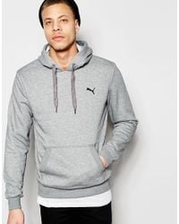 puma grey hoodie mens